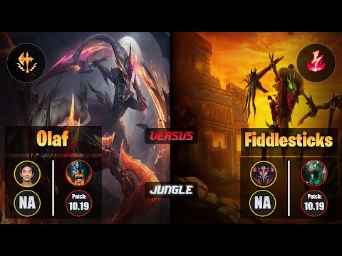 Blaber OLAF (Jungle) [Conqueror] VS FIDDLESTICKS - Grandmaster NA Patch 10.19