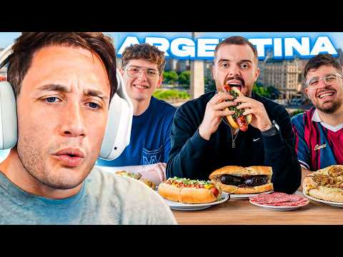 PROBANDO COMIDA CALLEJERA DE ARGENTINA?