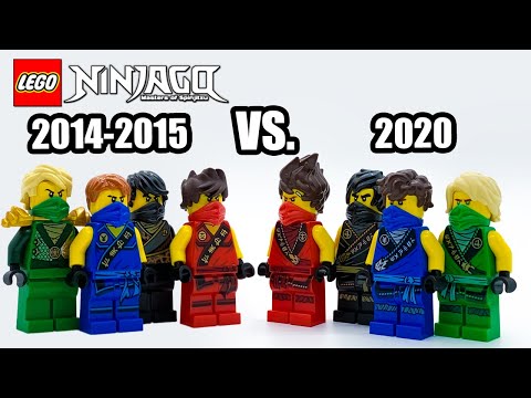 Which Rebooted and Tournament of Elements Ninja Suits are Better?  LEGO Ninjago Legacy vs. Original!