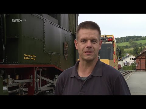 Lok-Transport auf dem Tieflader - Sächsische I K Nr. 54 der Preßnitztalbahn | Eisenbahn-Romantik