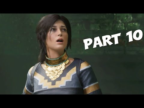 SHADOW OF THE TOMB RAIDER Walkthrough Gameplay Part 10 - THE TEMPLE (PS4 PRO)