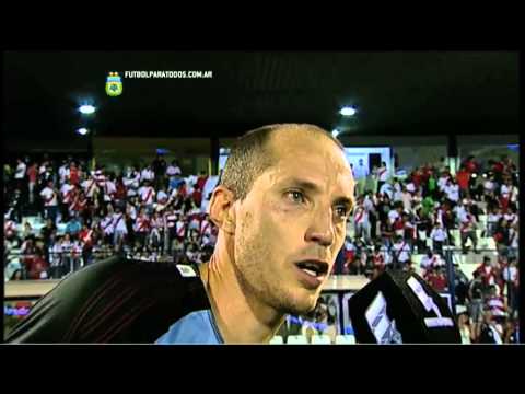 La emoción de Podlesch. River 2 - Liniers (BB) 0. 32avos. Copa Argentina 2015. FPT.