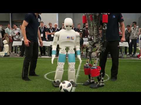 RoboCup 2018 Humanoid AdultSize Final: NimbRo vs. Sweaty