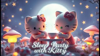 Hello Kitty’s Moonlit Tea Party 🍵✨ | Soft Lullaby Sleep Loop for Babies &amp; Toddlers
