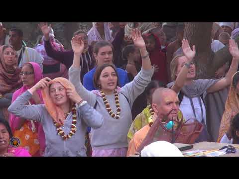 2017 Navadwip Mandala Parikrama Day 8 - Part 1. Maha Sammelan Pandal Event.