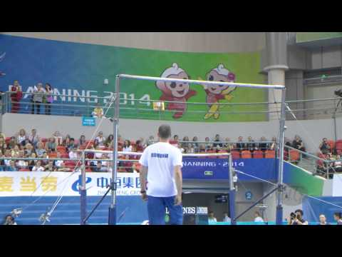 IORDACHE Larisa Andreea (ROU) – 2014 Artistic Worlds, Nanning (CHN) – Qualifications Uneven Bars