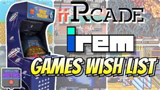 iiRcade - Irem Games Wishlist