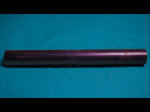 connect 2 iron pipes with drilling without welding