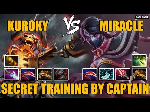 Miracle Vs Kuroky - Secret Training By Captain To His Mid - Dota 2