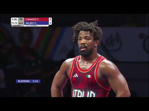 F. CHAMIZO (ITA) vs C. VALIEV (ALB) | 1/4 74 | 2024 World olympic qualifier