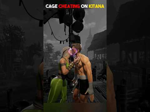 cage cheating on kitana😂 #mk1 #johnnycage #shorts