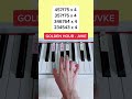 Golden Hour - JVKE (Piano Tutorial) #goldenhour #goldenhourjvke #pianotutorial #jvke