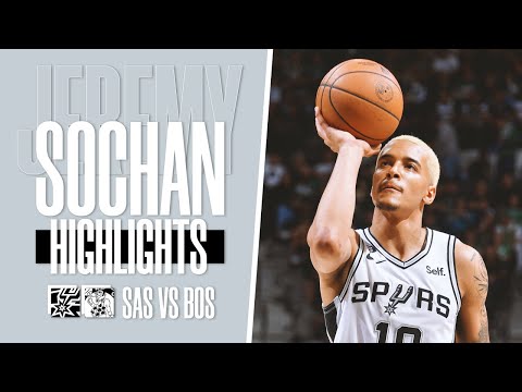 Jeremy Sochan Highlights vs Boston Celtics (11 pts, 5 reb, 3 ast) | 2022-23 NBA Season