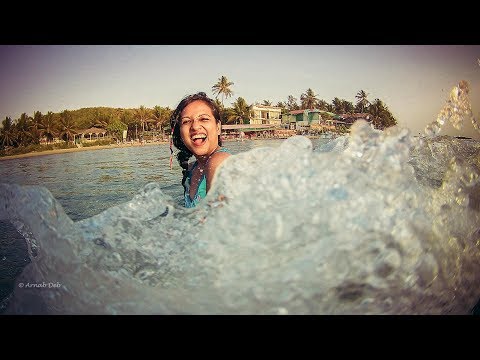 Goa part 1: Baga beach with 5 months old baby
