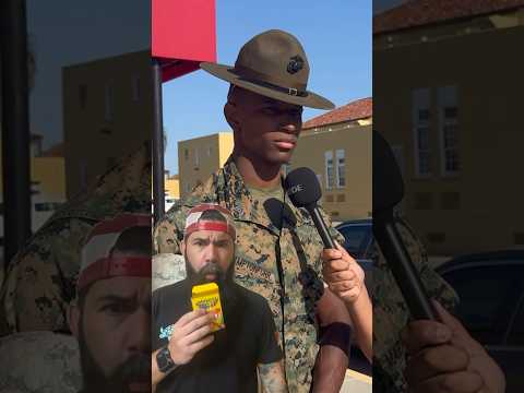 Marine Drill Instructor Throws Shade #marines #military #usmc