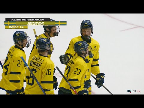 2025 Junior A World Challenge Highlights - Sweden vs Canada West, December 7
