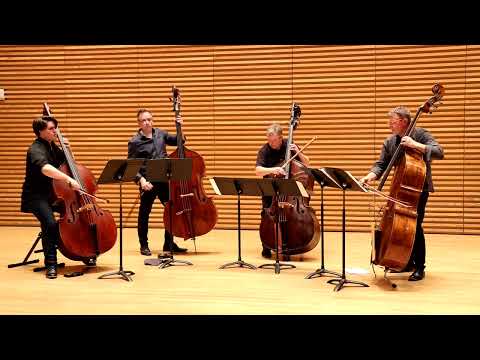 NY Bass Quartet live at ISB June 7, 2023:  "Mahler Medley" (Gustav Mahler)