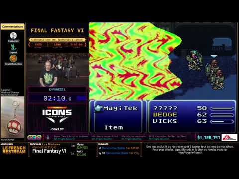 Final Fantasy VI en 6:53:00 (No Signal%) [SGDQ2018]