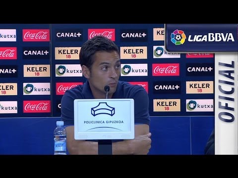 Rueda de Prensa de Francisco Rodríguez tras el Real Sociedad (3-0) UD Almería - HD