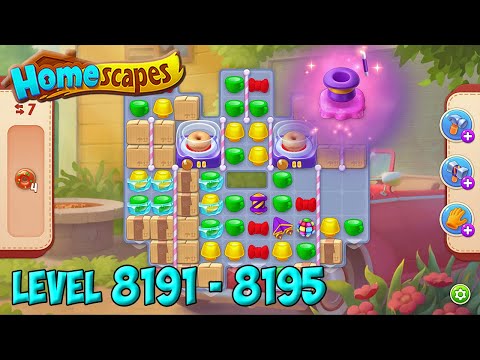 Homescapes level 8191 - 8195 🏡 Playrix HD
