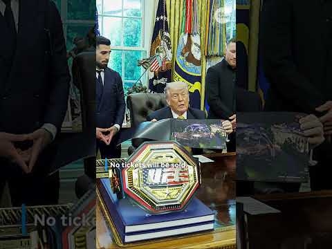 UFC Freedom 250 takes shape on the White House South Lawn
