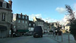 preview picture of video 'Driving Through Saint-Pol-de-Léon, Finistère, Brittany, France 2nd January 2012'