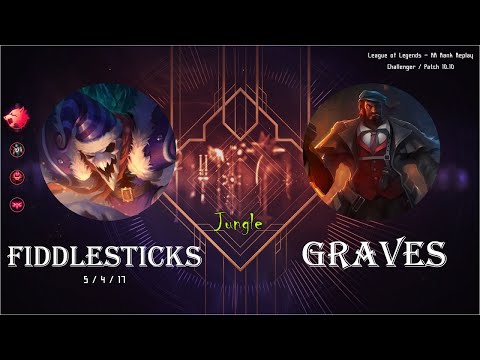 [Jungle] Fiddlesticks vs Graves - KR Replays (C) / 롤 정글 피들스틱