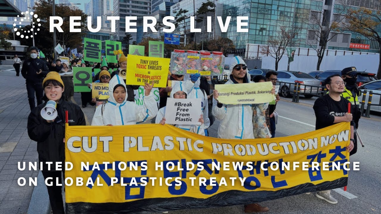 LIVE: United Nations holds news conference on global plastics treaty | REUTERS