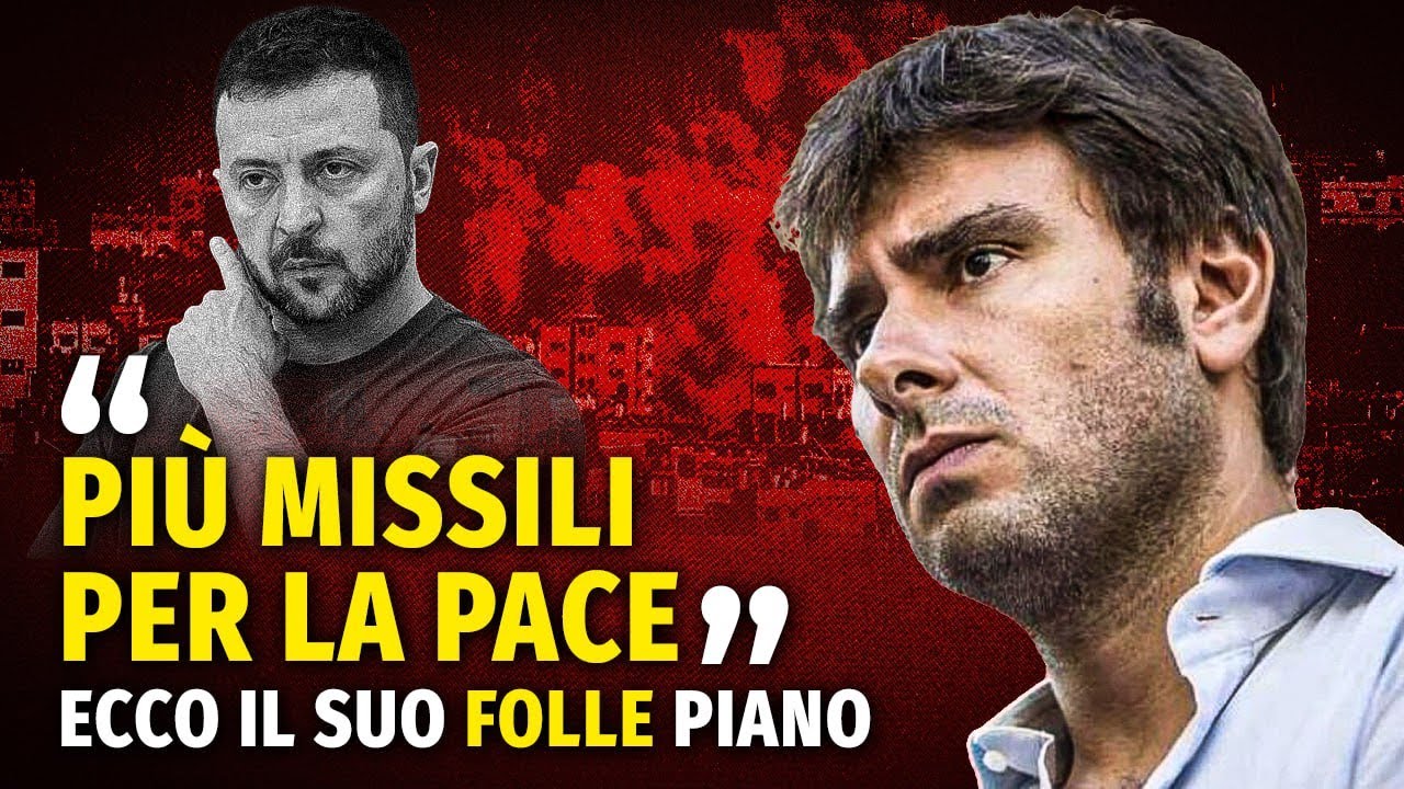 “Più missili per la pace”. Il folle piano di Zelensky e l’Europa serva!