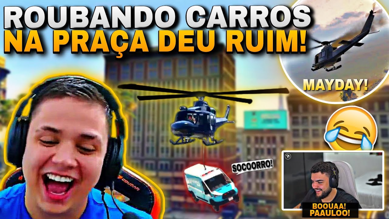 Paulinho o Loko e Red Beiramar Guinchou Vários Carros e Deu Nisso kkkk (Gta rp ,aqui é o paaaulo)