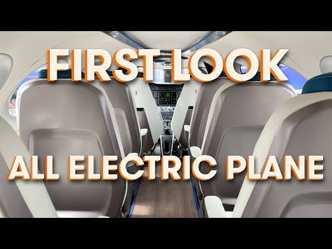 FIRST LOOK: Eviation Alice All Electric Commuter Plane Tour