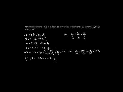 Mărimi invers proporţionale | Lectii-Virtuale.ro