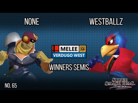 Melee @ Verdugo #65 - n0ne (Captain Falcon) VS Westballz (Falco) - SSBM - Winners Semis