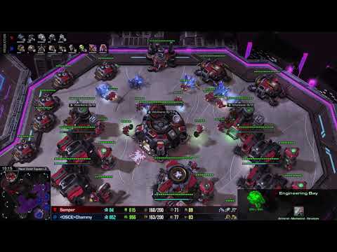 Starcraft 2 - TvZ - Semper vs Cham on Neon Violet Square