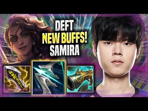 DEFT TRIES SAMIRA WITH NEW BUFFS! - DRX Deft Plays Samira ADC vs Jinx! | Season 2022