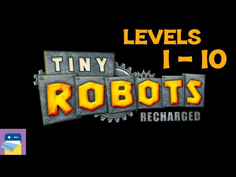 Tiny Robots Recharged: Levels 1 2 3 4 5 6 7 8 9 10 Walkthrough Guide (by BigLoop / Snapbreak) - YouTube