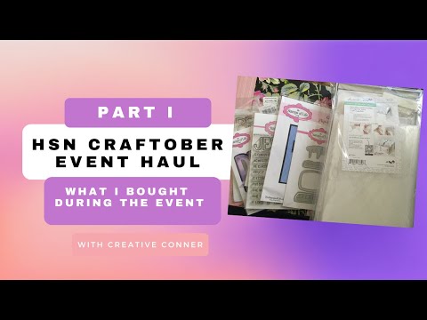 HSN Craftober Event Haul Part I | What I Bought During the Event