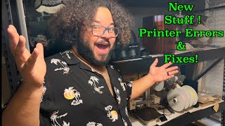 3D Printing Business Ep40 | New Shelving, Printer Fixes , Dealing With getting sick