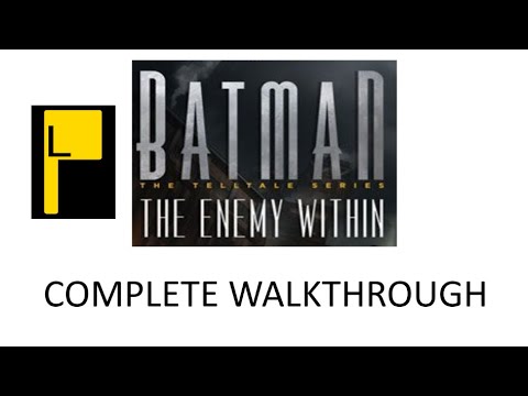 Batman: The Enemy Within Complete Walkthrough (FULL GAME MOVIE)