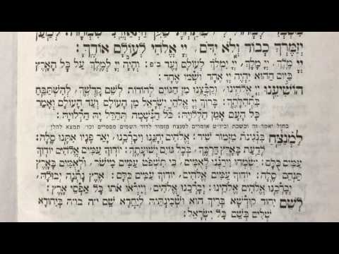 Tefilah 3 Hashem Melech - Hoshienu - Prayer - Sharchris - תפילה 3 ה׳ מלך – הושיענו ה׳ – שחרית