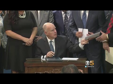 Outgoing CA Governor Jerry Brown Talks About His Achievements