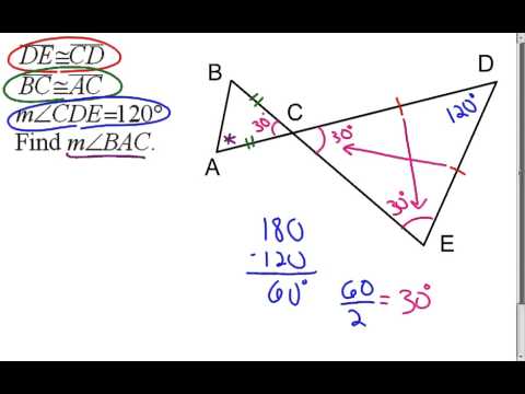 شرح درس The isosceles triangle - Math - الرياضيات لغات - الصف الثاني