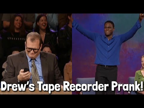 Drew’s Tape Recorder Prank - Whose Line Is It Anyway?