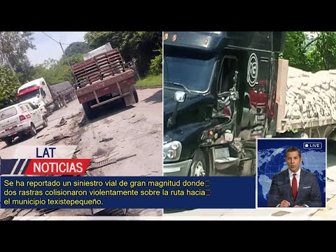 Grave Choque de Rastras en Santa Ana: Exceso de Velocidad y Caos Vial