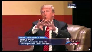 Donald Trump Don't Ask God For Forgiveness Of Sin