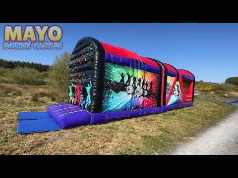 bouncy castle Disco Obstacle 45ft - Image 2