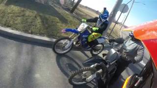 Chasing Deer on Dirt Bikes