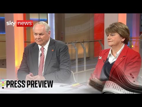 Sky News Press Preview | Wednesday 29 October 2025 | Adam Boulton and Baroness Arlene Foster