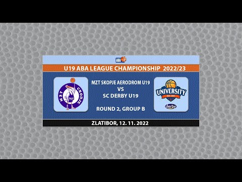 U19 ABA League Ch. 2022/23, Round 2 match: MZT Skopje Aerodrom U19 - SC Derby U19 (12.11.2022)
