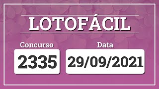 Capa de LOTOFÁCIL 2335